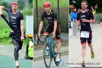 Toon Mariën heer en meester in triatlon van Vilvoorde: “Mijn derde zege ooit, en dat na een zware trainingsweek”