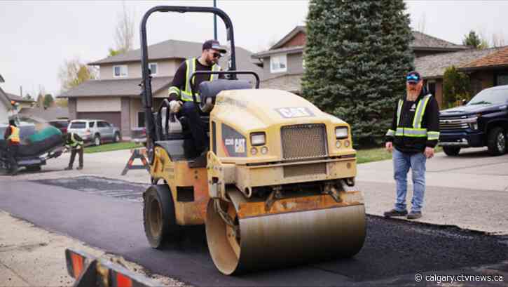 Summer roadwork underway in Lethbridge
