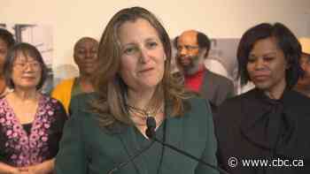 Freeland announces $11.34M for Black-led community hub in Toronto