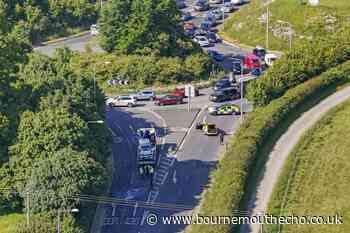 Woman  with life threatening injuries from A35 crash