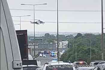 A2 Gravesend Cobham fatal crash: Man fighting for life