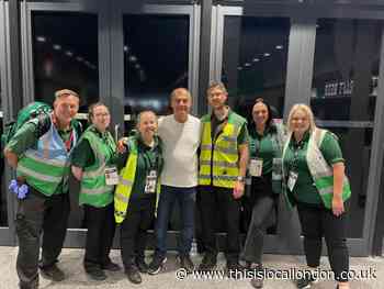 Wembley Stadium reunion for man and medical heroes who saved him