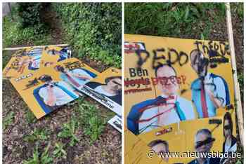 Verkiezingsborden van N-VA beschadigd: “Dit gaat er echt over”