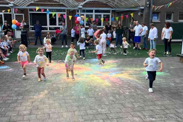Basisschool organiseert eigen Color Run: “Een kleurrijke namiddag”