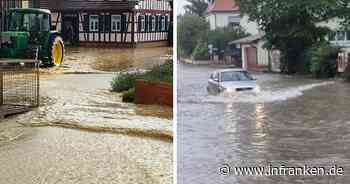 Unwetter-Hotspots in Franken: Diese Städte und Kreise wurden besonders hart getroffen