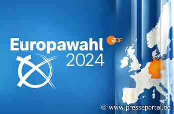Europawahl 2024 zweimal live aus dem ZDF-Wahlstudio / "ZDF spezial" am Tag nach der Europawahl