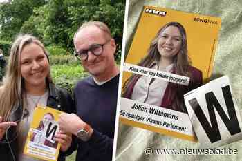 Verkiezingskandidaat Jolien (27) blundert met flyer, minister schiet haar te hulp: “Ik zal vanaf nu wel Ben Eyts zijn”