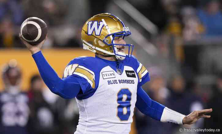 Deep, talented Blue Bombers look for fifth straight trip to Grey Cup