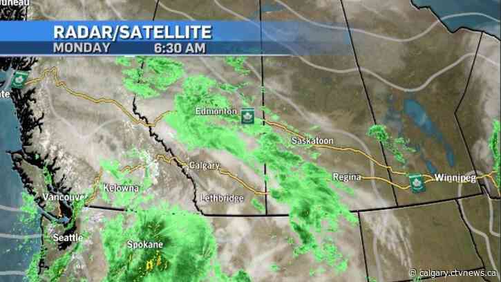 Showers, thunderstorms, strong wind and funnel clouds possible in Calgary Monday