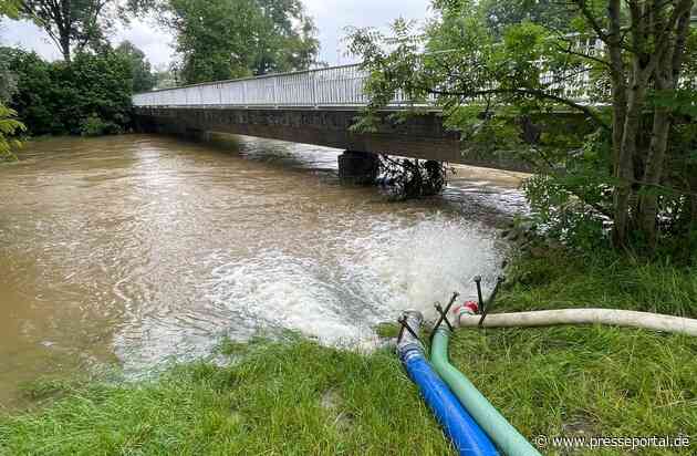 KFV Bodenseekreis: Zwischenmitteilung zur Hochwasserlage im Bodenseekreis, Stand 3.Juni 2024 19.00 Uhr