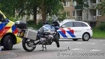 112-nieuws: motor en auto gebotst • man op motor komt ten val