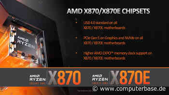 AMD X870E und X870: Die „neuen“ Chipsätze im Vergleich zu X670(E) und B650(E)