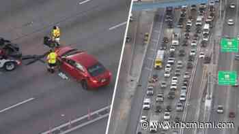 Crash on northbound Palmetto Expressway causes morning rush hour delays