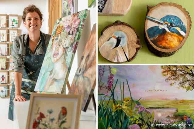 ‘Beestjeskunstenares’ Ella Geerts zet de natuur in de verf: “Als ik begin, weet ik nog niet wat ik ga maken”