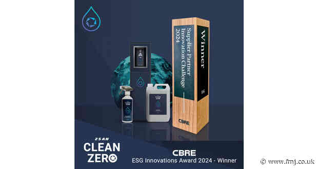Revolutionary Clean Zero cleaning solution wins CBRE ESG Innovation Challenge 2024: A game changer for sustainable facility management