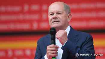 RTL/ntv-Trendbarometer: Scholz gibt Punkte ab, SPD legt zu