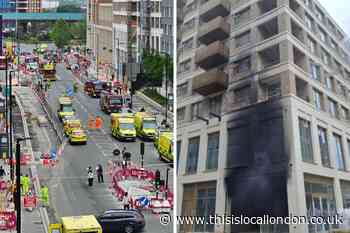 Silvertown Way, Canning Town fire: Seven people in hospital