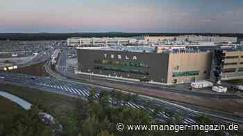 Tesla stoppt für fünf Tage die Produktion in Grünheide