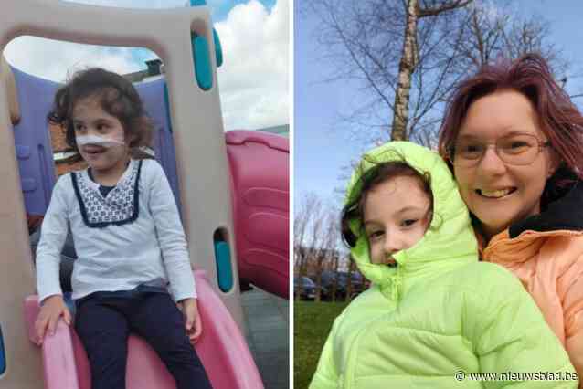 Kim start crowdfunding voor 4-jarige May, die afhankelijk is van sondevoeding: “Er moet meer bewustzijn komen rond deze problematiek”