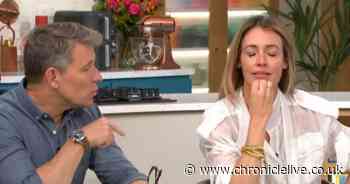 This Morning's Cat Deeley breaks down live on air as ITV co-star steps in