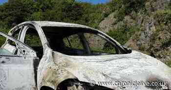 Investigation launched after group set off fireworks and set car alight at Sunderland nature reserve
