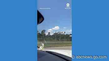 WATCH:  Plane lands on highway in South Carolina