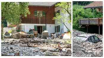 Hart getroffen! – Haus und Garten von Familie Berger in Brannenburg sind eine Geröllhalde