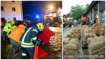130 Tonnen Sand in 6000 Säcken: Das haben die Unwetter in Prien und Bernau trotzdem angerichtet