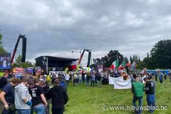 Internationale protestactie tegen Europese Green Deal verloopt gemoedelijk