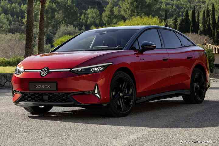 Volkswagen ID7 GTX is 340 pk sterke elektrische liftback