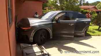 Suspected car thief in custody after crashing Audi into Fort Lauderdale house: BSO