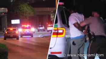 2 in custody after video showed police pursuit of speeding BMW in Miami-Dade