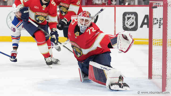 Panthers goalie Bobrovsky isn't slowing down at age 35 as Stanley Cup Final awaits
