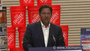 Gov. DeSantis discusses hurricane preparedness, tax-free holiday