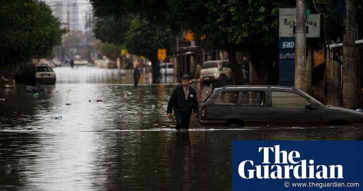 Devastating Brazil floods made twice as likely by burning of fossil fuels and trees