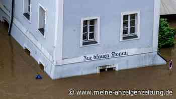Scheitel an Donau und Inn in Passau überschritten