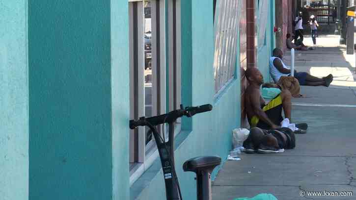 Downtown parking lot being used as homeless resource center this summer