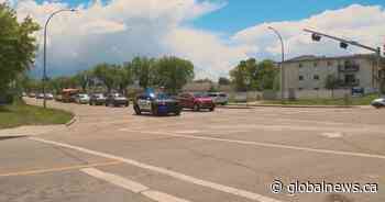 Edmonton police respond to collision in Laurier Heights