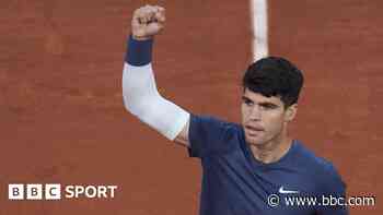 Alcaraz beats Tsitsipas to set up Sinner semi-final