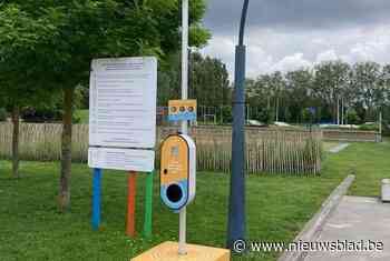 Aan sporthal van Niel kan je gratis zonnecrème ‘tanken’