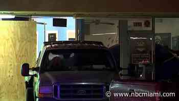 Driver charged with DUI after crashing into Lauderhill business