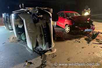 Schwerer Verkehrsunfall auf der L 823 bei Steinheim