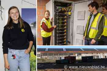 Kaat Borstlap uit Kamp Waes bezoekt circulaire hub Nummer 409 van Opnieuw & Co