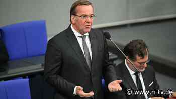 Pistorius im Bundestag: "Wir müssen bis 2029 kriegstüchtig sein"