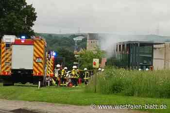Großübung der Feuerwehr Borchen: Sekundarschule evakuiert
