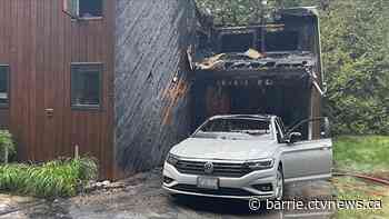 Quick-thinking passerby helps save sleeping seniors from garage fire