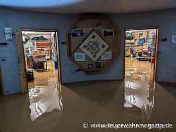 Feuerwehrhaus überflutet