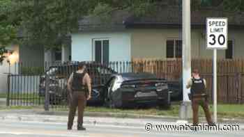 Teen arrested after stolen Camaro crashed while fleeing in Golden Glades: Police