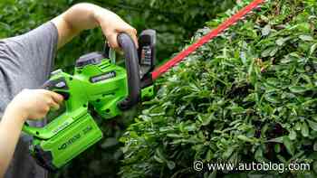 Save 48% on a Greenworks hedge trimmer today thanks to this Amazon deal