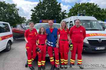 Einsatzkräfte aus Steinhagen und Gütersloh helfen im Hochwassergebiet